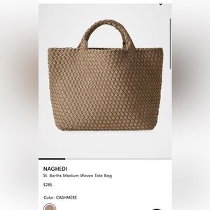 NAGHEDI St Barths Medium Woven Tote and Pouch